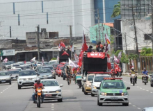 Carreata e bicicleata FORA BOLSONARO superam expectativas no Recife   