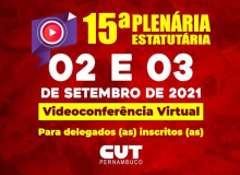 15ª Plenária Estatutária: debates e estratégias de lutas  (programação)