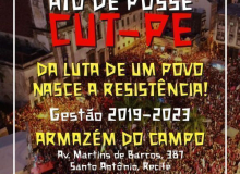 Nova direção da CUT-PE  toma posse na sexta-feira (14/02)