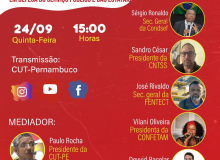 Em defesa do serviço público e das estatais. Live desta quinta (24/09)