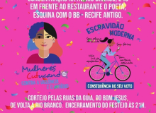 "Mulheres CUTucando" ano 20 sai às ruas nesta quinta (20/02), no Recife Antigo