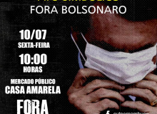 Movimentos sindicais e sociais mobilizados  para #ForaBolsonaro em Pernambuco