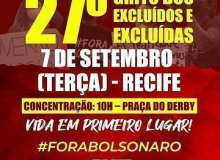 7 de setembro é dia mobilização e resistência!