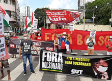 Pernambuco amanhece pedindo “Fora Bolsonaro