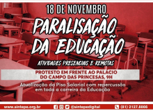 Indignação e insatisfação coletiva dos/das trabalhadores/as em educação