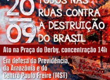 Nesta sexta-feira (20/09) tem luta e protesto